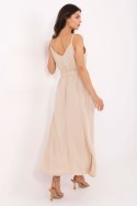 Sukienka damska Model TW-SK-BI-1458-1.64 Beige - Och Bella