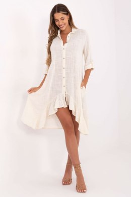 Sukienka damska Model TW-SK-BI-2021399.54 Light Beige - Och Bella