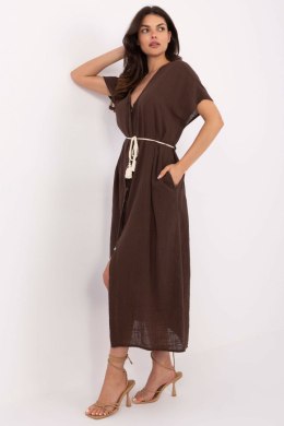 Sukienka damska Model TW-SK-BI-2022126.59 Dark Brown - Och Bella