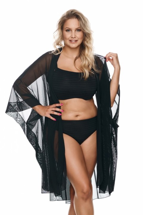 Sukienka Plażowa Pareo Model Maroko Black - Lupo Line Sukienka Plażowa Pareo Model Maroko Black - Lupo Line