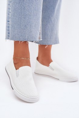 Trampki damskie wsuwane Model Zalinne NB625 White