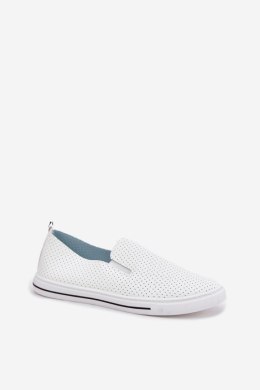 Trampki damskie wsuwane Model Zalinne NB625 White