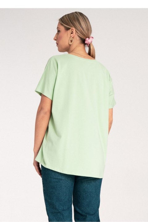 Tshirt Damski Model M1164 Green - Figl Tshirt Damski Model M1164 Green - Figl
