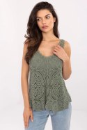 Bluzka damska i top Zestaw Model MI-BZ-9006.75 Khaki - Italy Moda