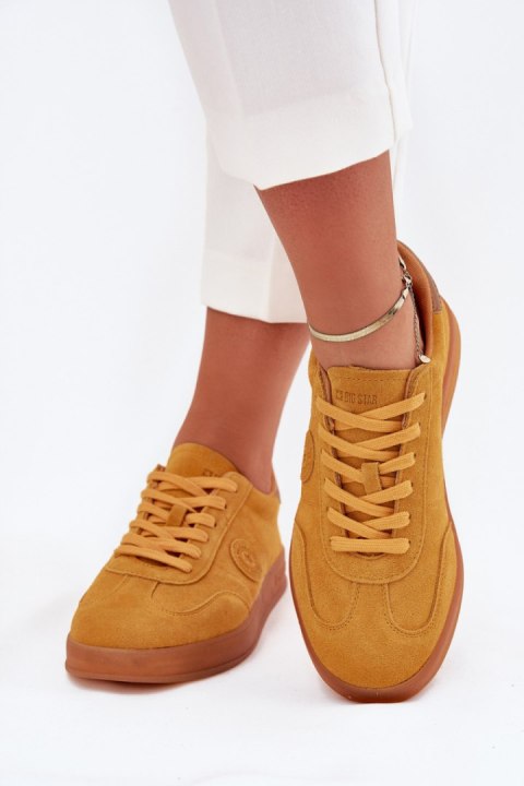 Sneakersy damskie Model Big Star RR274846 Yellow Sneakersy damskie Model Big Star RR274846 Yellow
