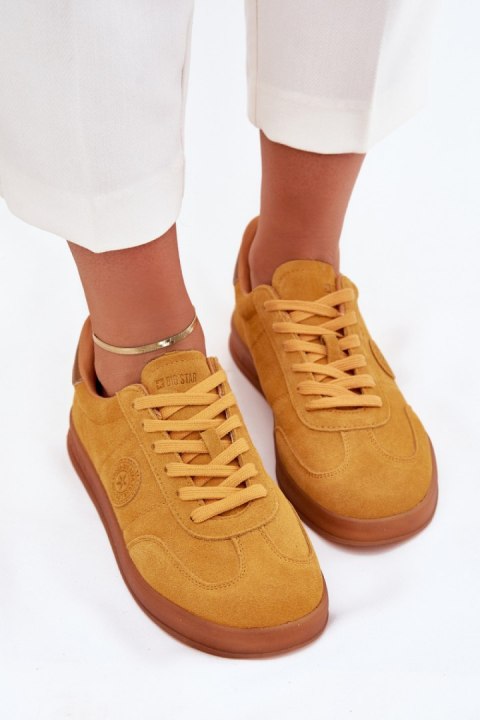Sneakersy damskie Model Big Star RR274846 Yellow Sneakersy damskie Model Big Star RR274846 Yellow
