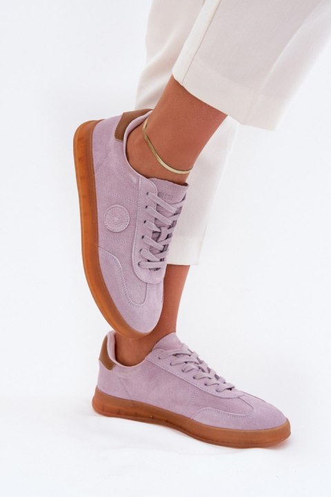 Sneakersy damskie Model Big Star RR274850 Violet Sneakersy damskie Model Big Star RR274850 Violet