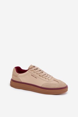 Sneakersy damskie skórzane Model Daniel Lopez SS2D4007 Beige
