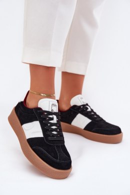 Sneakersy damskie skórzane Model Daniel Lopez SS2D4021 Black