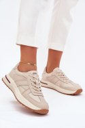 Sneakersy damskie Model Daniel Lopez SS2D4043 Beige