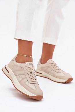 Sneakersy damskie Model Daniel Lopez SS2D4043 Beige