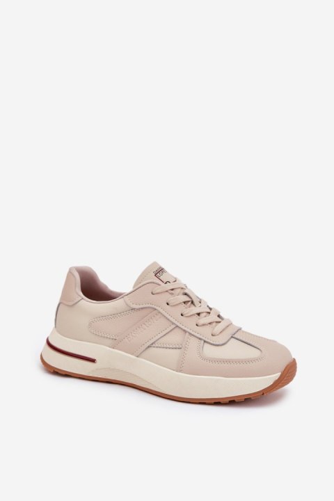 Sneakersy damskie Model Daniel Lopez SS2D4043 Beige Sneakersy damskie Model Daniel Lopez SS2D4043 Beige