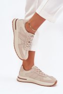 Sneakersy damskie Model Daniel Lopez SS2D4043 Beige