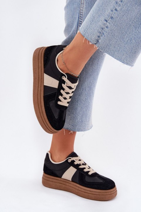 Sneakersy damskie Model Dovina BL535P Black Sneakersy damskie Model Dovina BL535P Black
