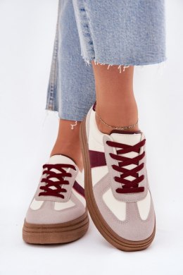 Sneakersy damskie Model Dovina BL535P Bordo