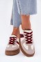 Sneakersy damskie Model Dovina BL535P Bordo