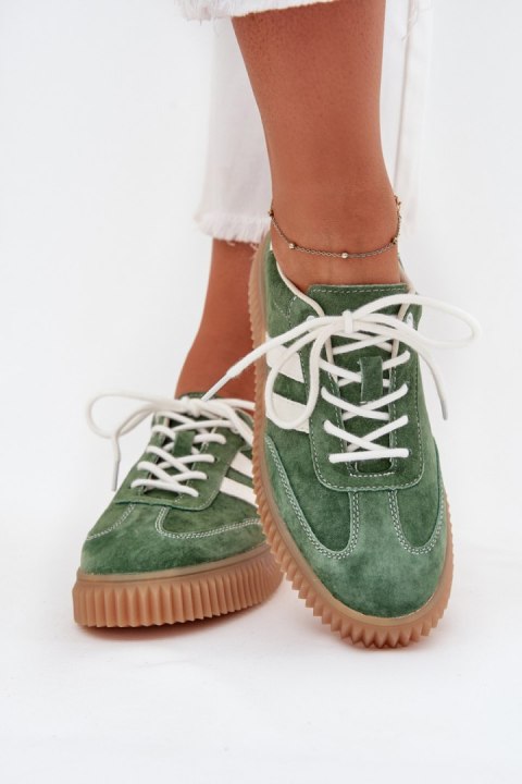 Sneakersy damskie Model Venera GD-XF-199 Green Sneakersy damskie Model Venera GD-XF-199 Green