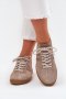 Sneakersy damskie skórzane Model Zazoo N1068 Dark Beige