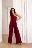 Kombinezon damski elegancki Model BOR KMB0009 Bordo - Roco Fashion