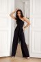 Kombinezon damski elegancki Model Isotta CZA KMB0009 Black - Roco Fashion