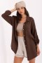 Koszula Damska Model MO-KS-9368.98 Dark Brown - Italy Moda