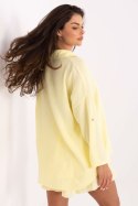 Koszula Damska Model MO-KS-9368.98 Light Yellow - Italy Moda