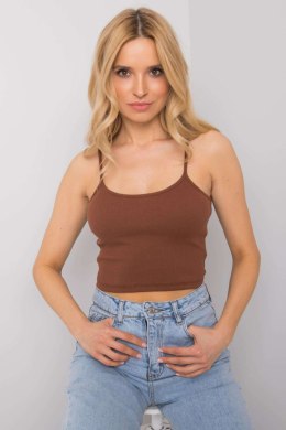 Bluzka damska Top Model RV-TP-6626.88 Dark Brown - Rue Paris