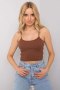 Bluzka damska Top Model RV-TP-6626.88 Dark Brown - Rue Paris