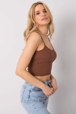 Bluzka damska Top Model RV-TP-6626.88 Dark Brown - Rue Paris