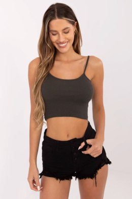 Bluzka damska Top Model RV-TP-6626.88 Dark Khaki - Rue Paris