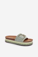 Klapki damskie Model Daphira W212 Green