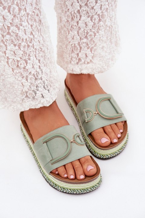Klapki damskie Model Daphira W212 Green Klapki damskie Model Daphira W212 Green