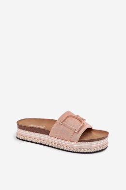 Klapki damskie Model Daphira W212 Pink