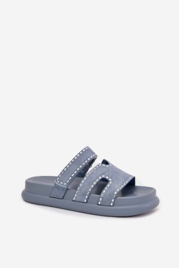 Klapki damskie Model Delyna 27004 Blue