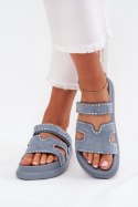 Klapki damskie Model Delyna 27004 Blue