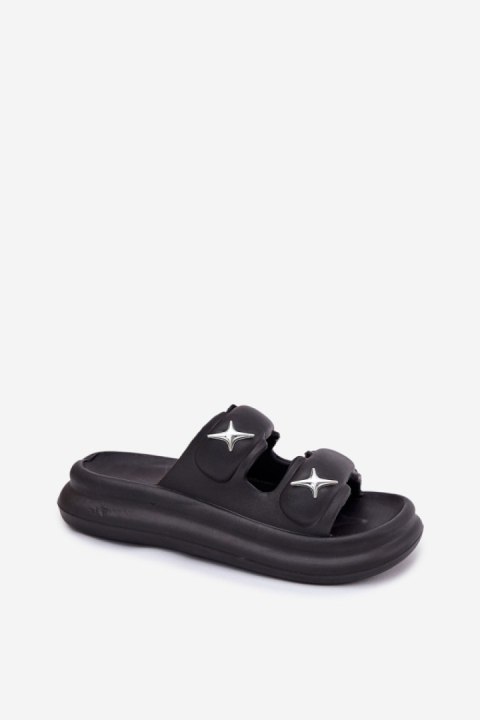 Klapki damskie Model Falowena M372 Black Klapki damskie Model Falowena M372 Black
