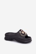 Sandał Klapki Model Hortiana M576 Black - Step in style