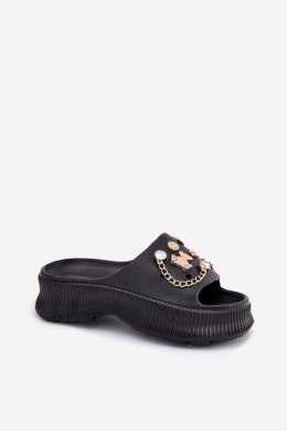 Sandał Klapki Model Hortiana M576 Black - Step in style
