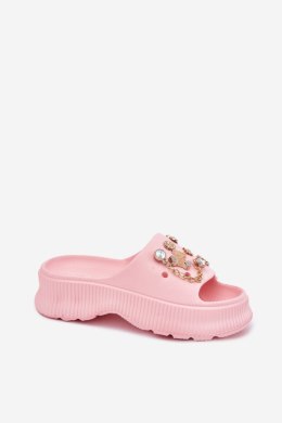 Sandał Klapki Model Hortiana M576 Pink - Step in style