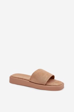 Klapki damskie Model Jorina 5178 Dark Beige