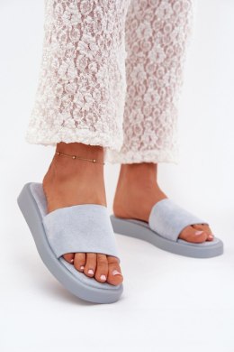 Klapki damskie Model Jorina 5178 Light Blue