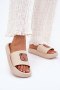 Klapki damskie Model Lalon WS-10 Beige