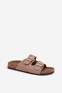 Klapki damskie Model Lunera 7919 Khaki