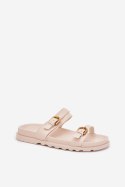Klapki damskie Model Selana ST-1 Light Beige