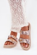 Klapki damskie Model Sorina 1139 Beige