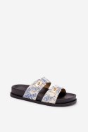 Klapki damskie Model Sorina 1139 Blue