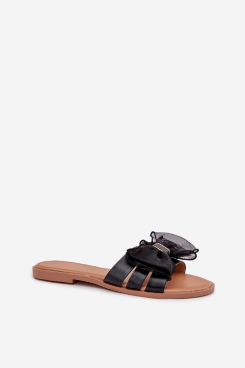 Klapki damskie Model Tanira 2709-1 Black Klapki damskie Model Tanira 2709-1 Black