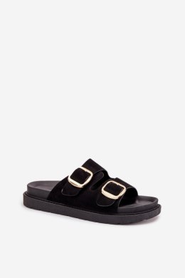 Klapki damskie Model Verena 222-2 Black