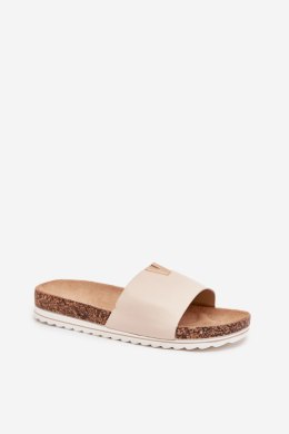 Klapki damskie Model Vessira AM247 Beige