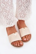 Klapki damskie Model Vessira AM247 Beige